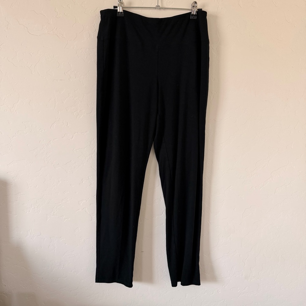 Jjill Wearever Slim Leg Black Pant Size MP